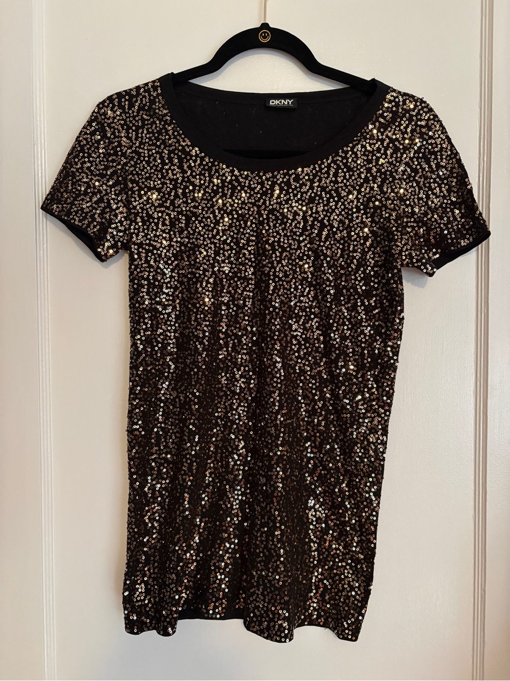 DKNY Glam Sequined Tee